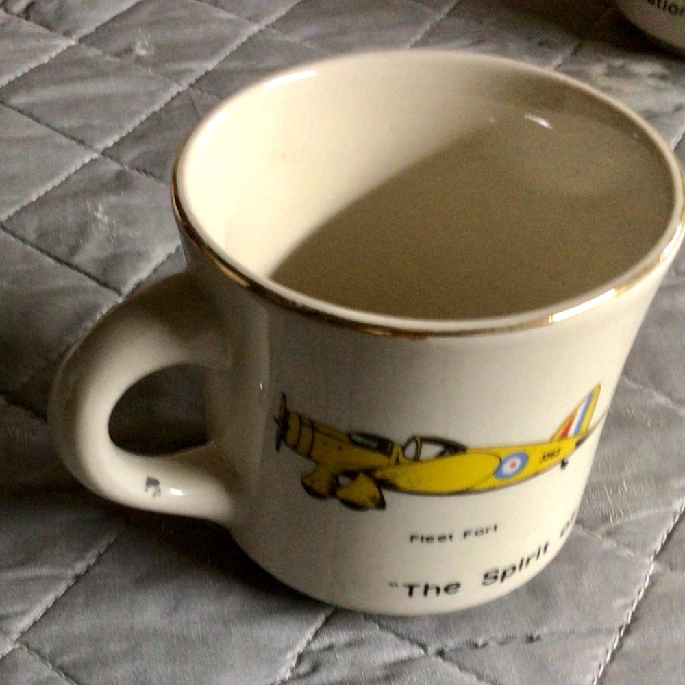 Vintage Airplane Design Coffee Mugs,